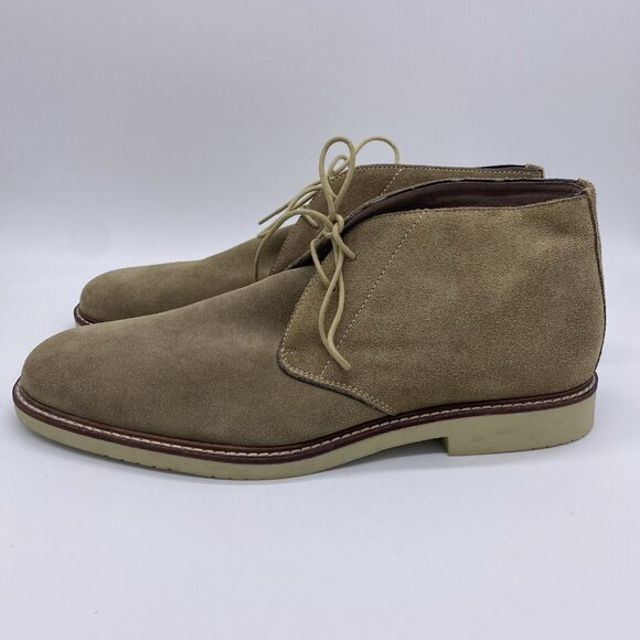 Banana Republic Philip Chukka Boots Men\'s 11 M Suede Leather Shoes Sand main image 5